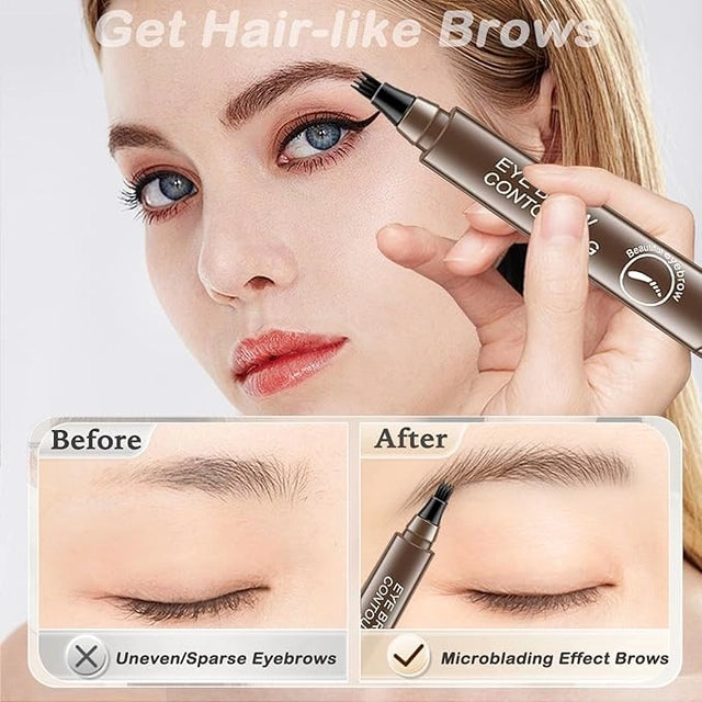 Waterproof Microblading Eyebrow Pencil – Pack of 2