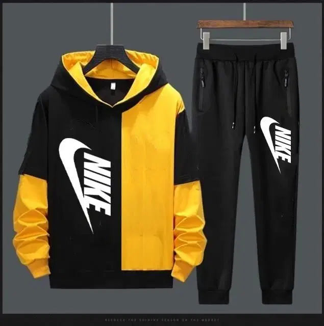 Men’s Yellow Track Suit – Jacket & Pant Set